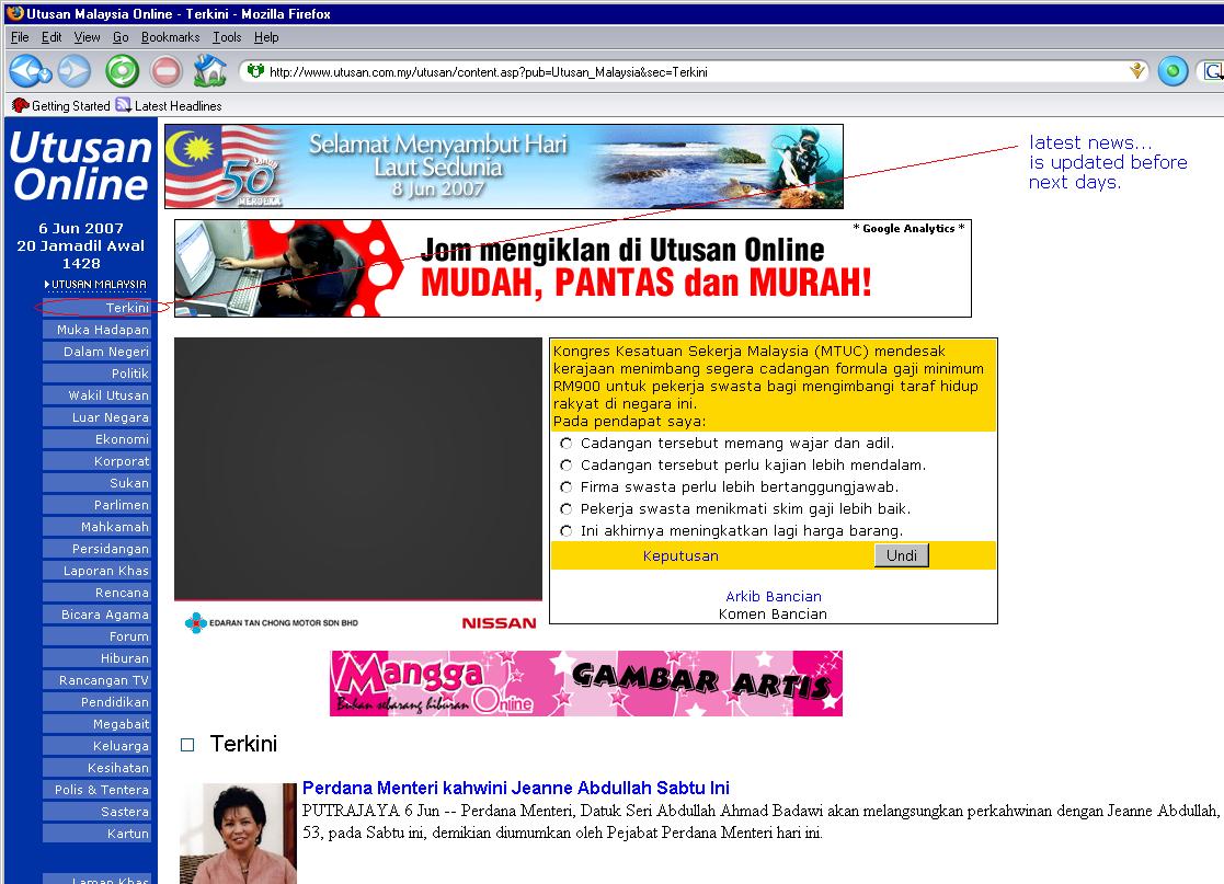 Laporan berita terkini dan sahih dari bilik berita utusan malaysia. Tahniah To Pak Lah Namran Hussin