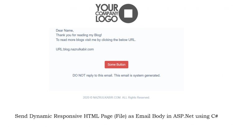 Send Email With Html Body In C Vb Net - Premium Mountain Pattern Gallery - 4K