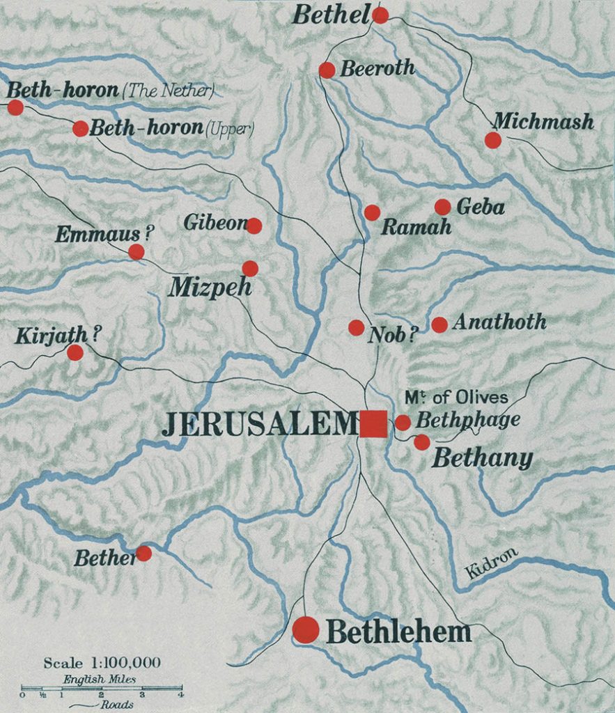 Beth Gamul In The Bible Bethlehem Map 883x1024 