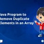 Java Program To Remove Duplicate Elements In An Array - Newtum