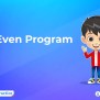 Odd Even Program In C - Newtum