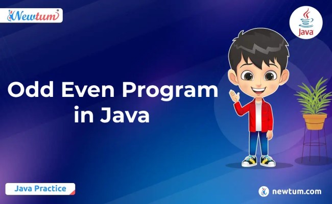 Odd Even Program In Java - Newtum
