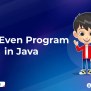 Odd Even Program In Java - Newtum