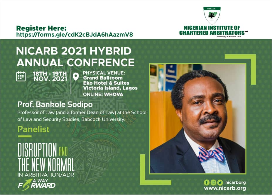 NICArb’s 2021 Hybrid Annual Conference 18th-19th of November 2021.