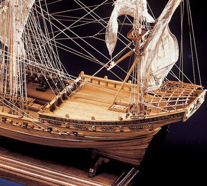 Galeón Le Misticque 1750, Jabeque Polacra. Marca Corel. Escala 1:50. Ref: SM21