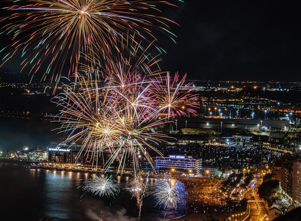 Fireworks in Spain