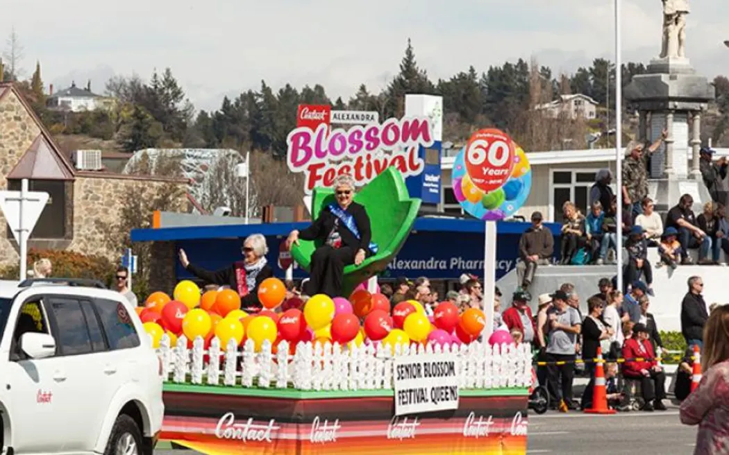 Parade with Blossoms