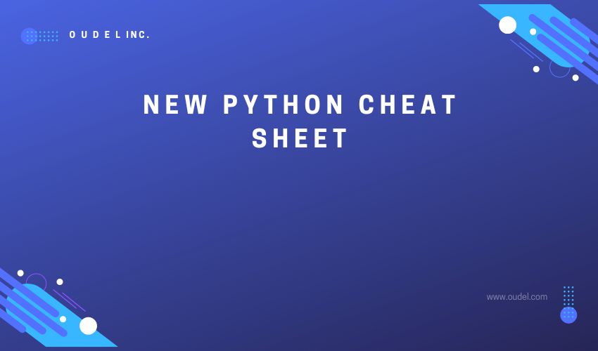 New Python Cheat Sheet