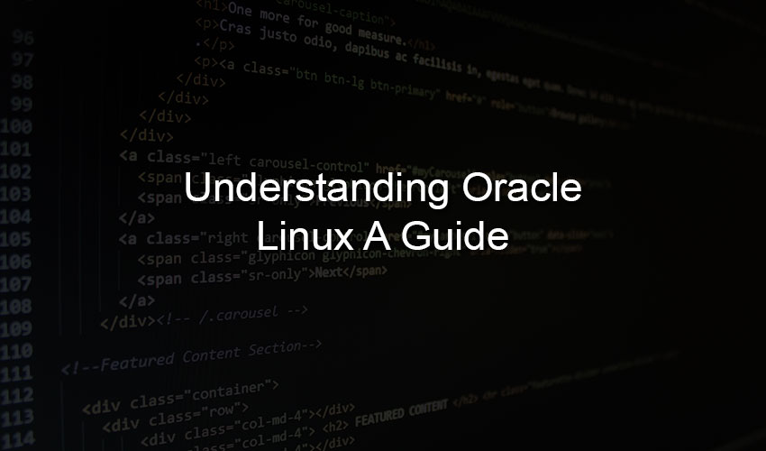 Understanding Oracle Linux