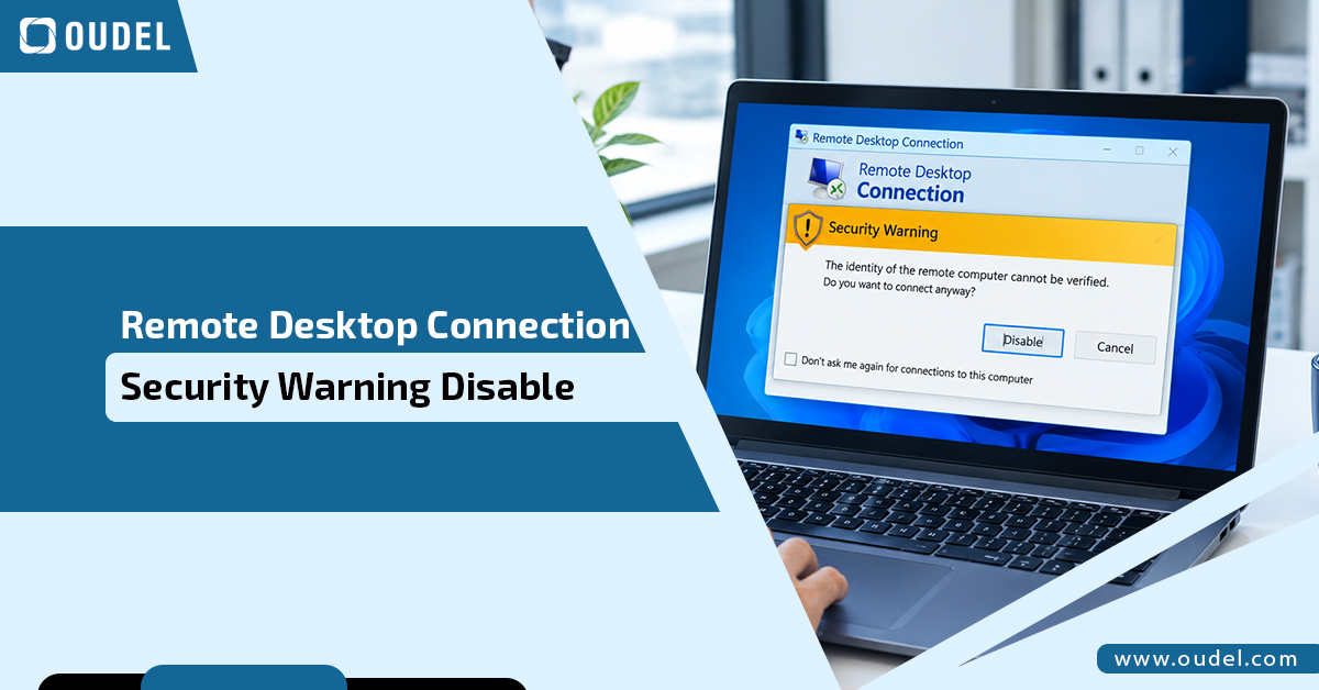 Remote Desktop Connection Security Warning Disable
