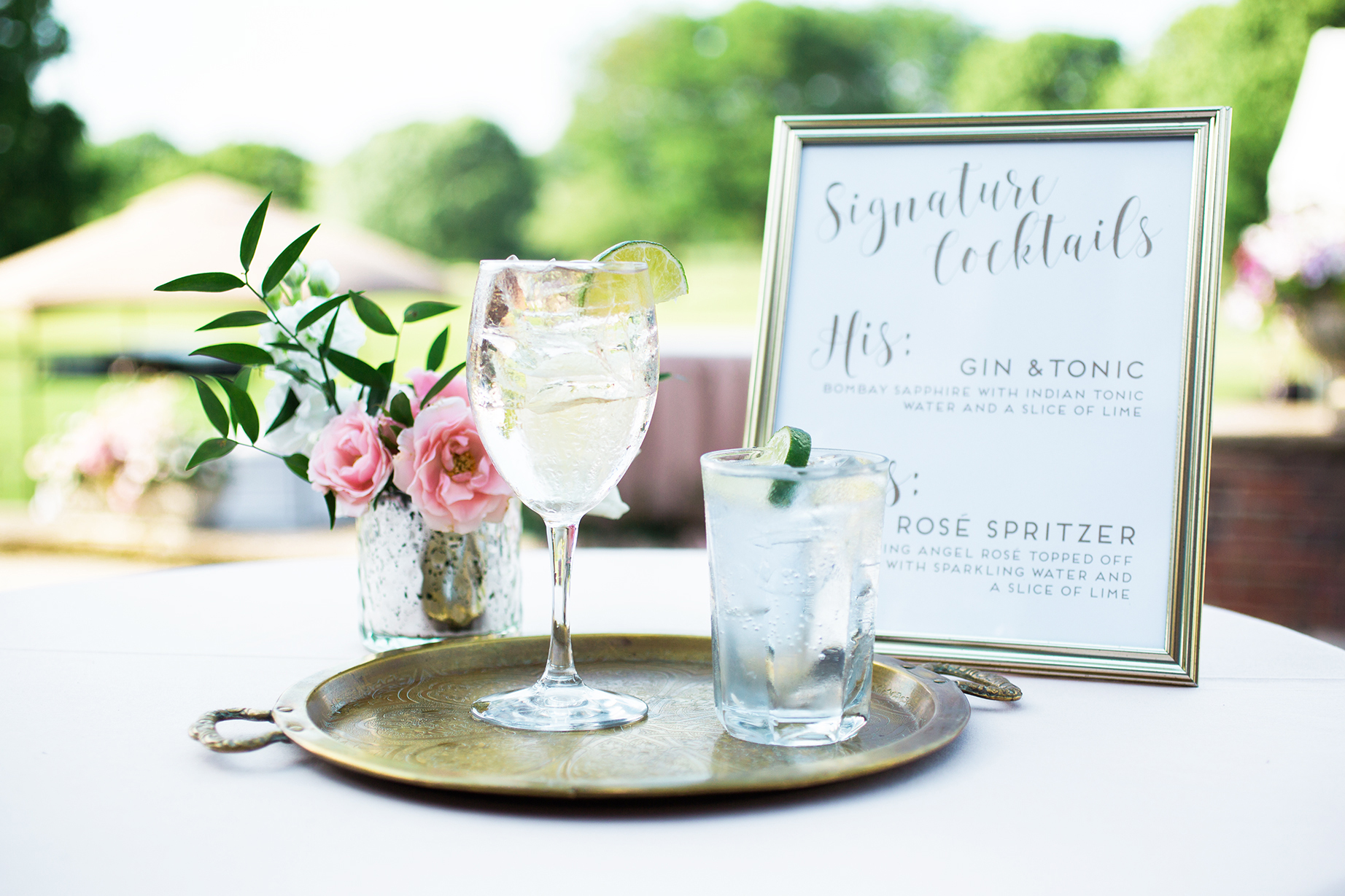 How to find your signature wedding cocktails