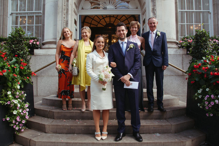 16 ways to wear a suit to your wedding instead of a tux. The Bride Wore Her Mother S Wedding Suit To Her Ceremony At The Chelsea Registry Office Over The Moon