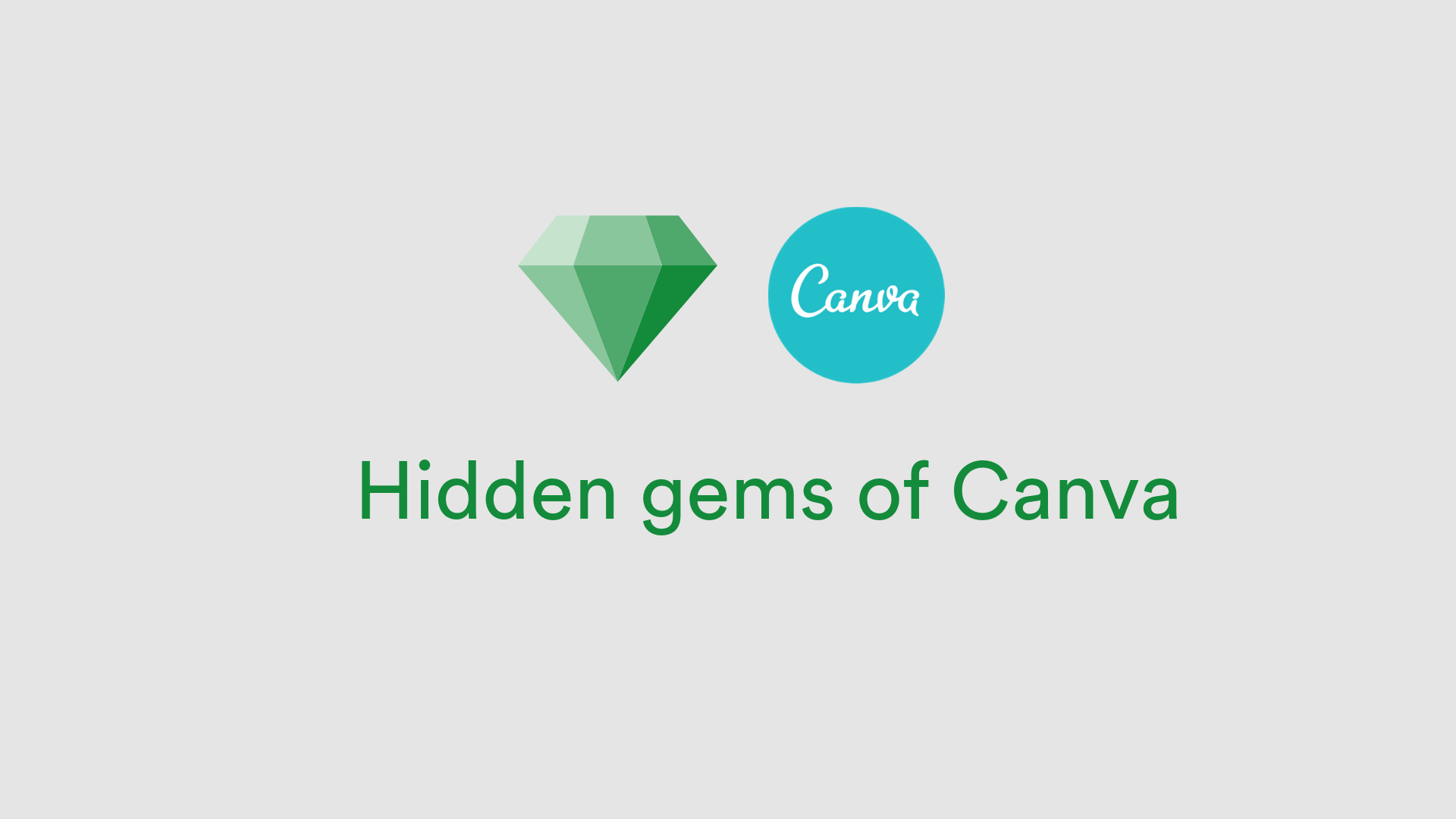 Hidden gems of Canva