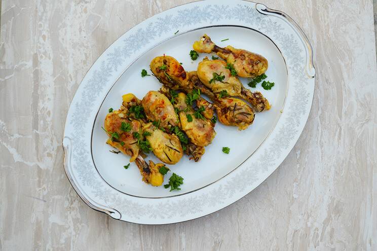 Slow cooker garlic chicken drumsticks recipe