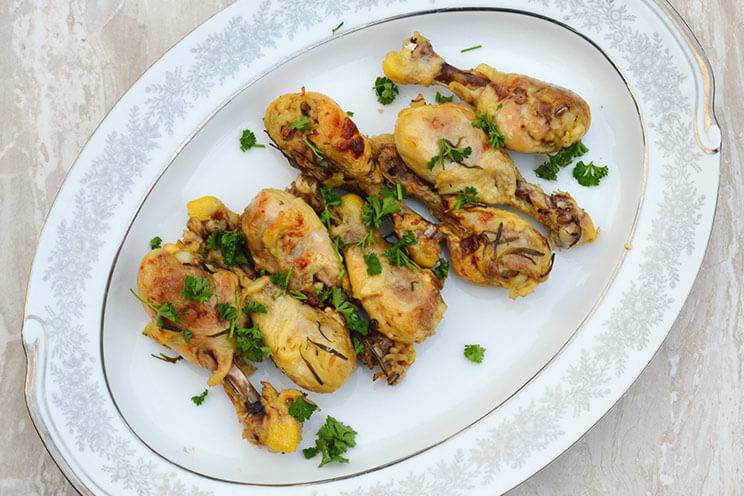 Slow cooker garlic chicken drumsticks recipe