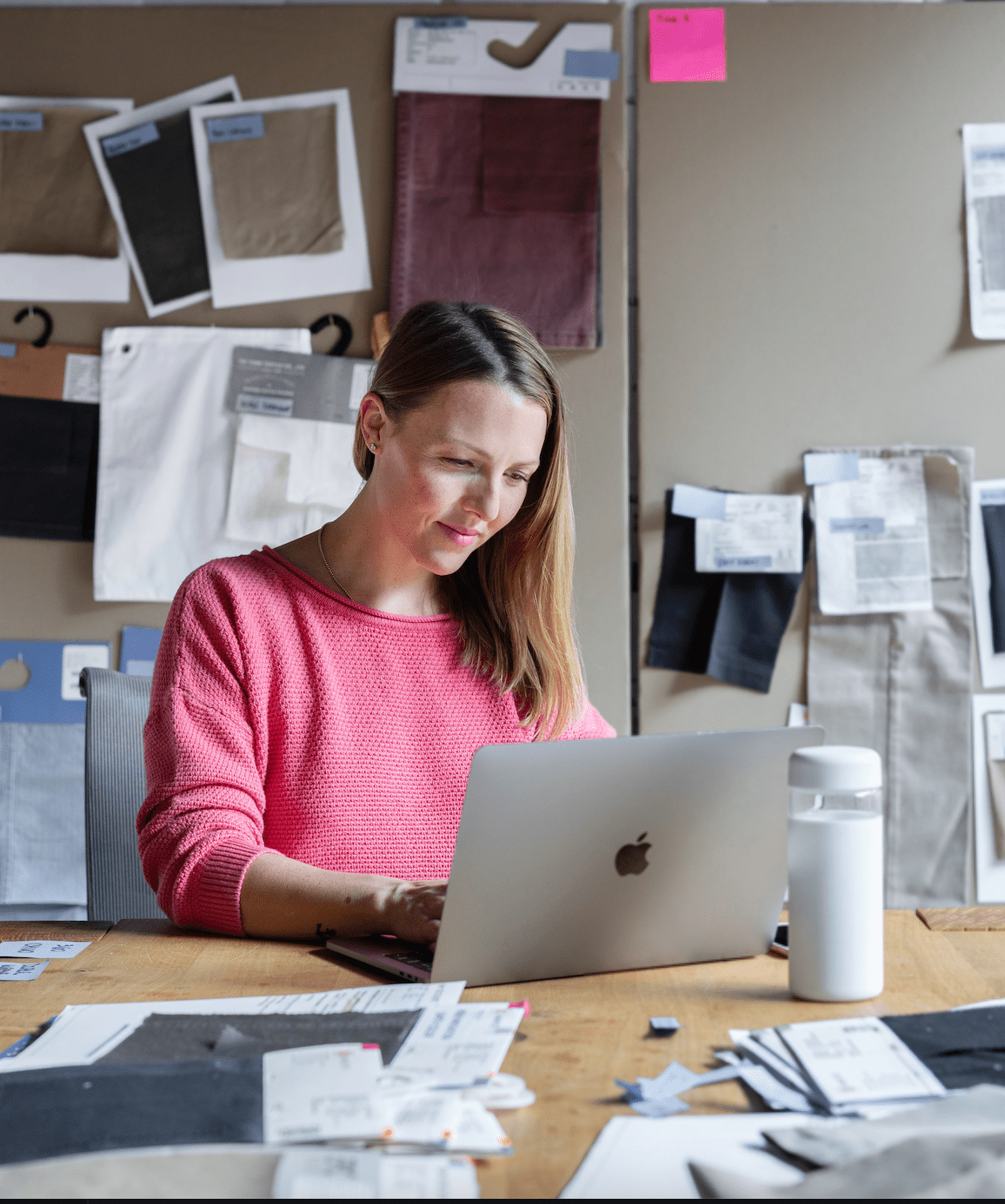 Business Owner working on laptop