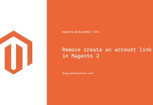 Remove create an account link in Magento 2 Remove create an account link in Magento 2