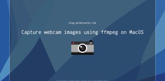 Capture webcam images using ffmpeg on MacOS Capture webcam images using ffmpeg on MacOS