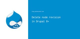 Delete node revision in Drupal 8+ programmatically Delete node revision in Drupal 8+