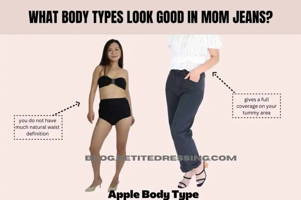 What body types look good in mom jeans?