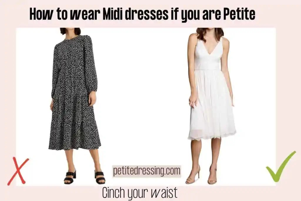 I'm 5'2", here's the 12 must-know tips for midi dress if you are short