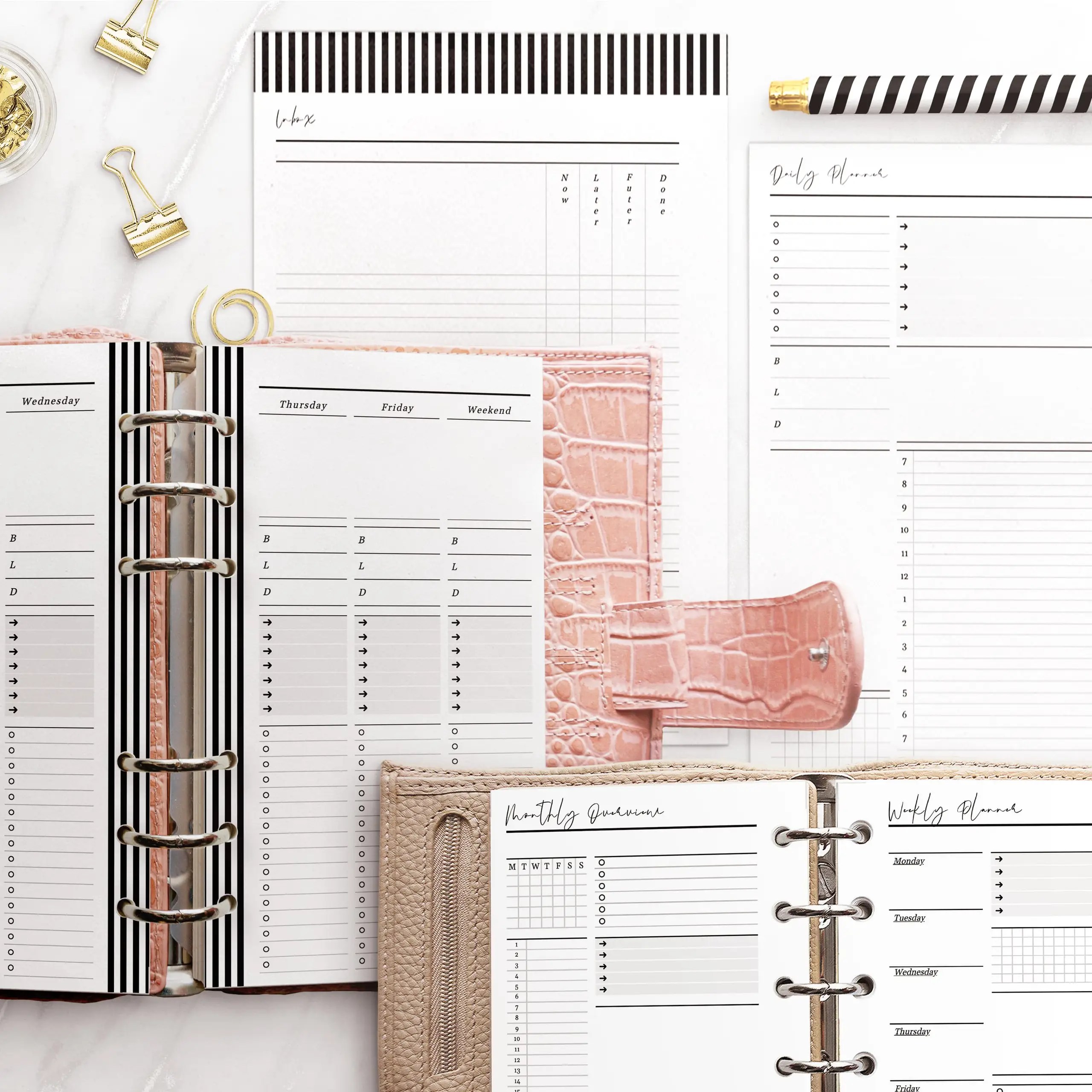 Minimal Planner Collection, image size:2560x2560