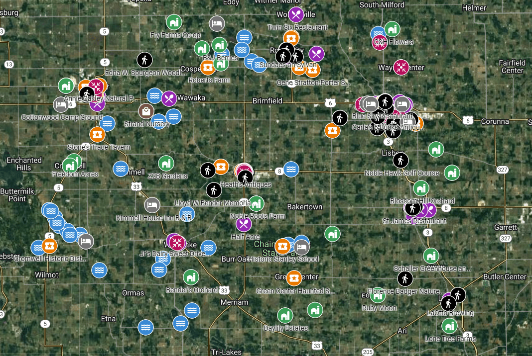 New Points of Interest Map for Noble County, IN!