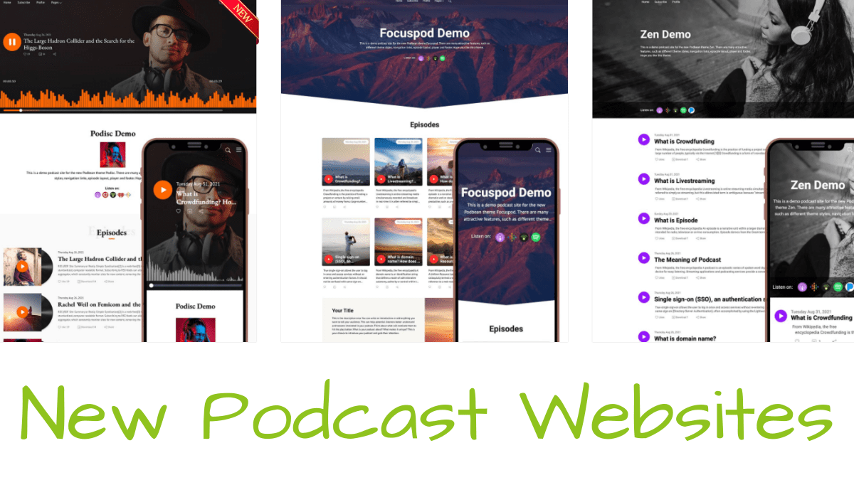 new podcast websites from Podbean
