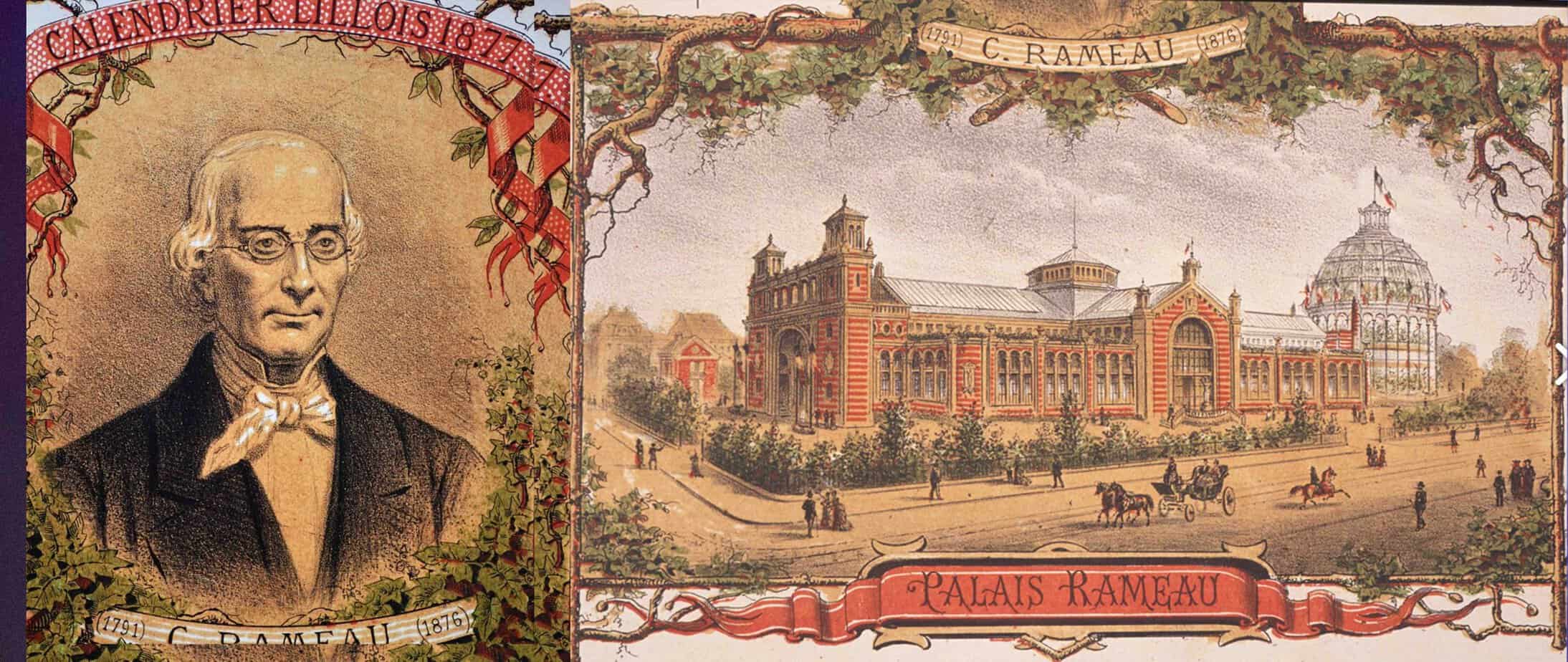 Illustration du Palais Rameau à Lille, site historique et culturel.