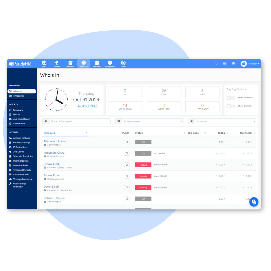 Hr Management Software Purely Tracking - Premium Landscape Illustration Gallery - Retina
