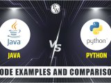 Python Vs Java Code Example And Comparison