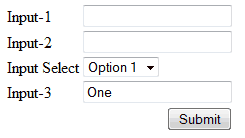 Different Input Boxes Screen Shot