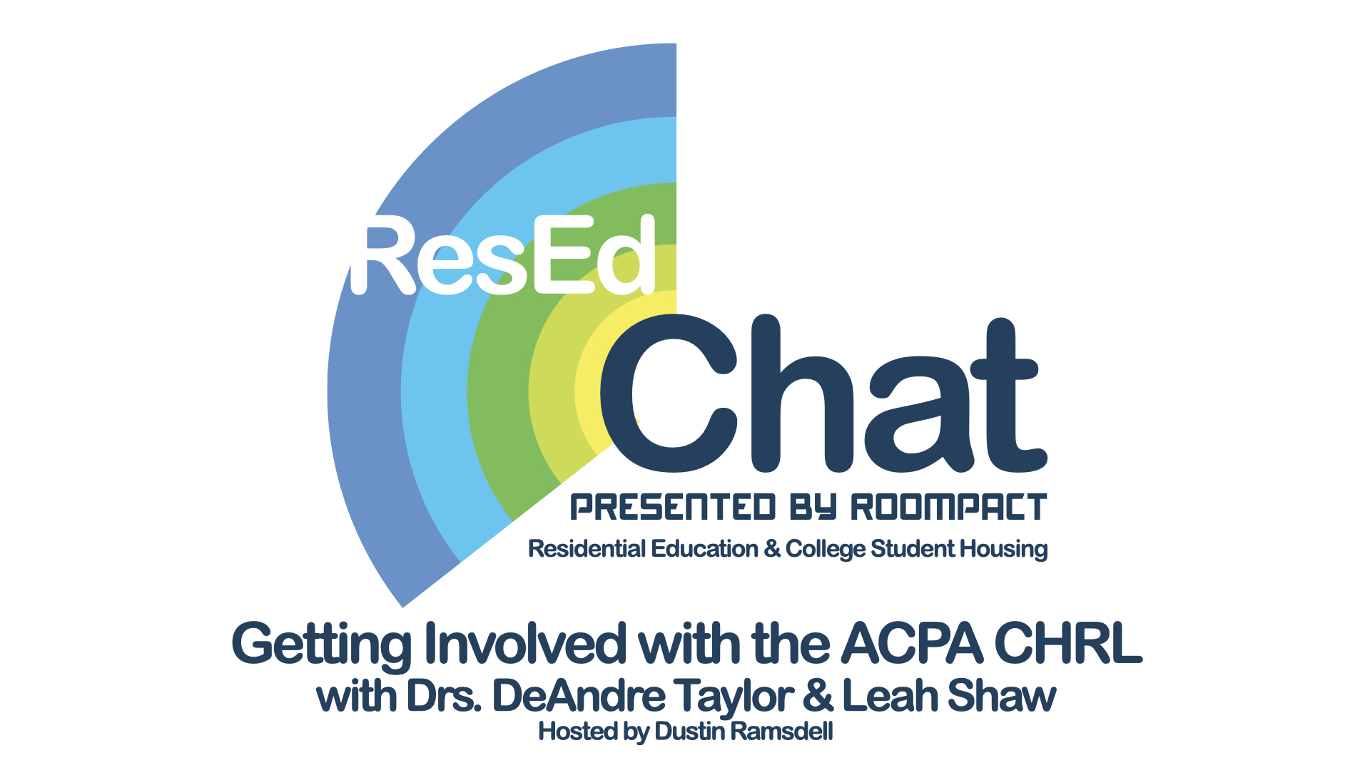 ResEdChat Ep 86: Getting Involved with the ACPA CHRL with Drs. DeAndre Taylor & Leah Shaw