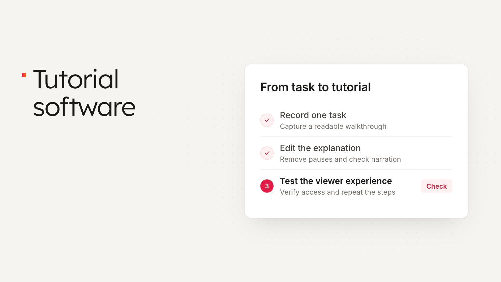 Tutorial software — editorial workflow illustration