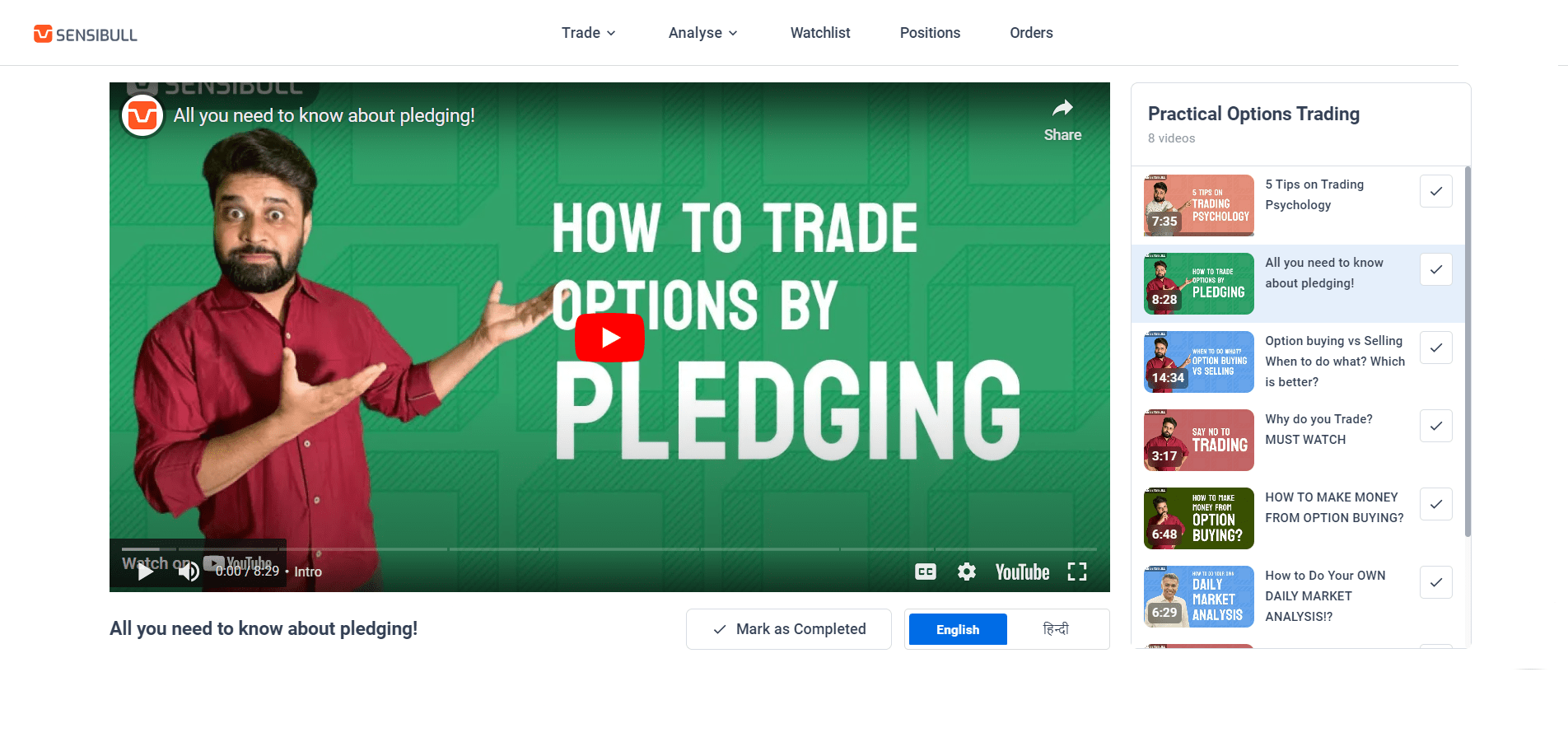 Free Options Trading Tutorials Sensibull Blog