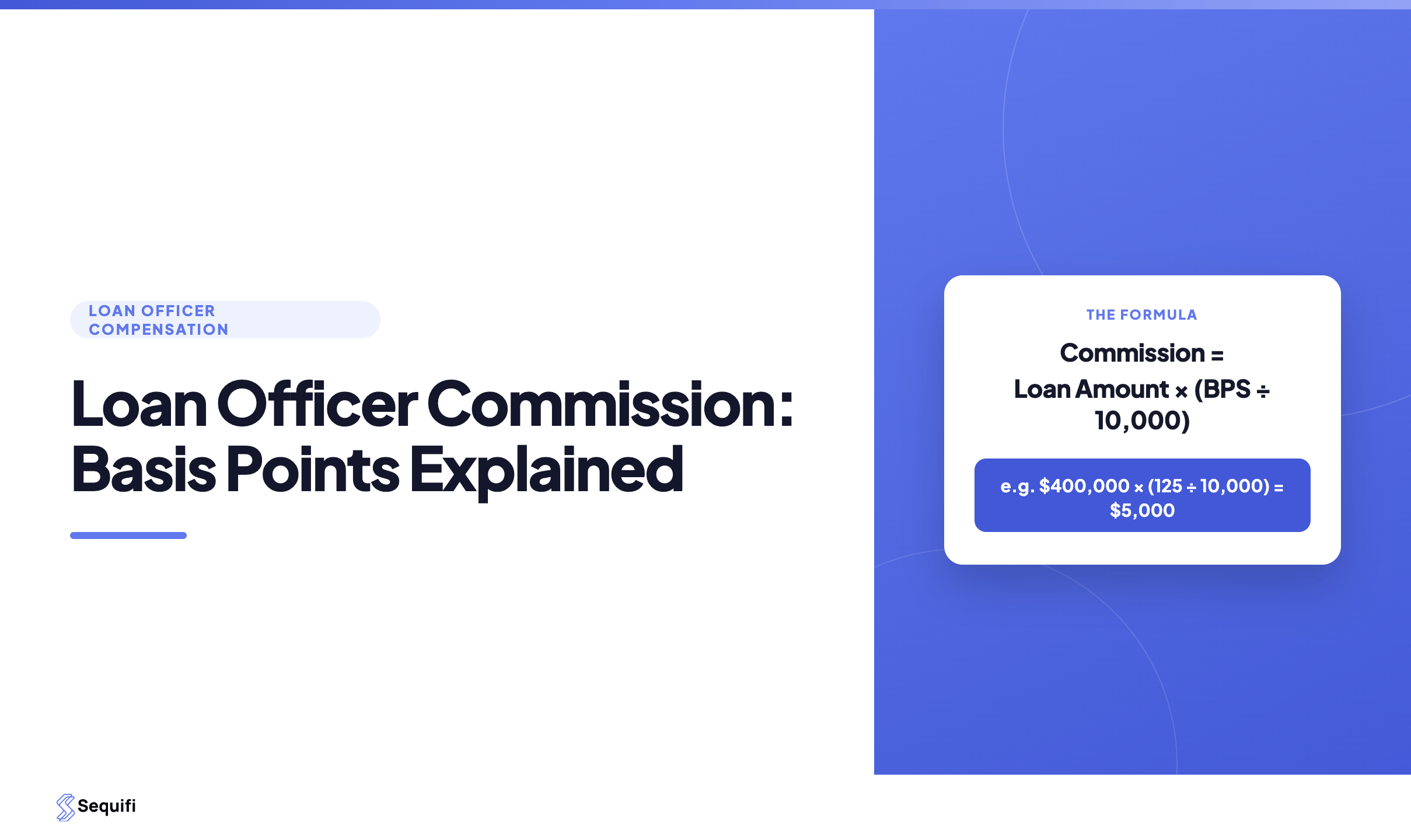 loan officer commission basis points - how to calculate LO pay from BPS rate and funded loan amount