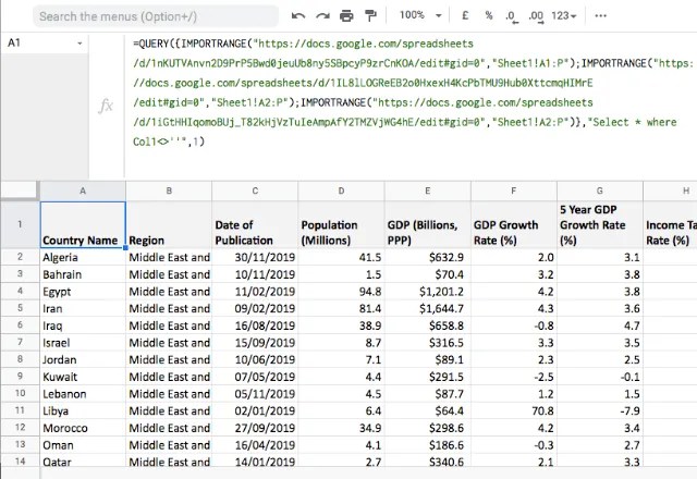 Combine QUERY with IMPORTRANGE in Google Sheets (4) Combine QUERY with IMPORTRANGE in Google Sheets (4)