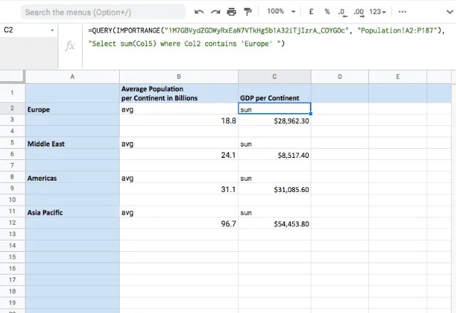 Combine QUERY with IMPORTRANGE in Google Sheets (6) Combine QUERY with IMPORTRANGE in Google Sheets (6)
