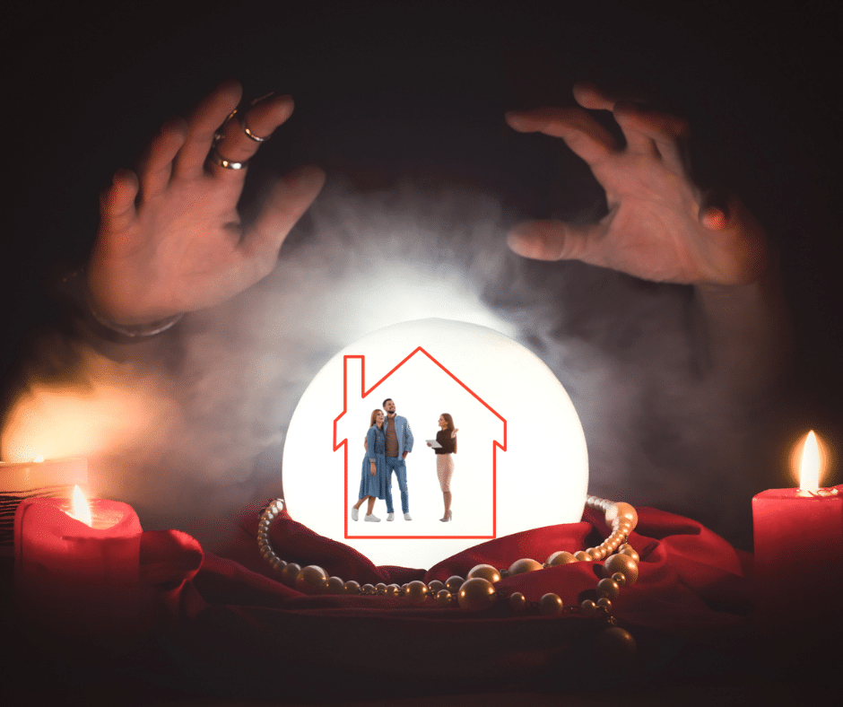 Crystal ball look at a home showing