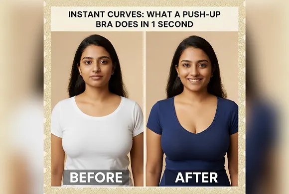 What a Push-Up Bra Can Do in Seconds: Instant Lift What a Push-Up Bra Can Do in Seconds: Instant Lift