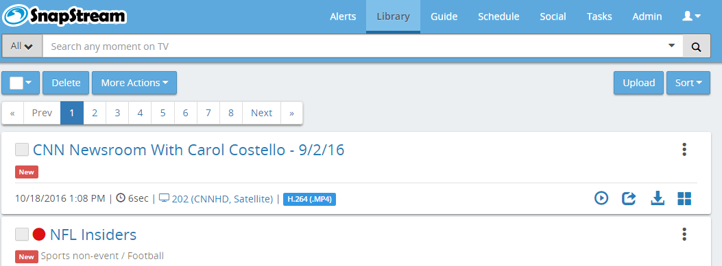 Snapstream Advanced Uploading Media - Professional Landscape Texture - 4K