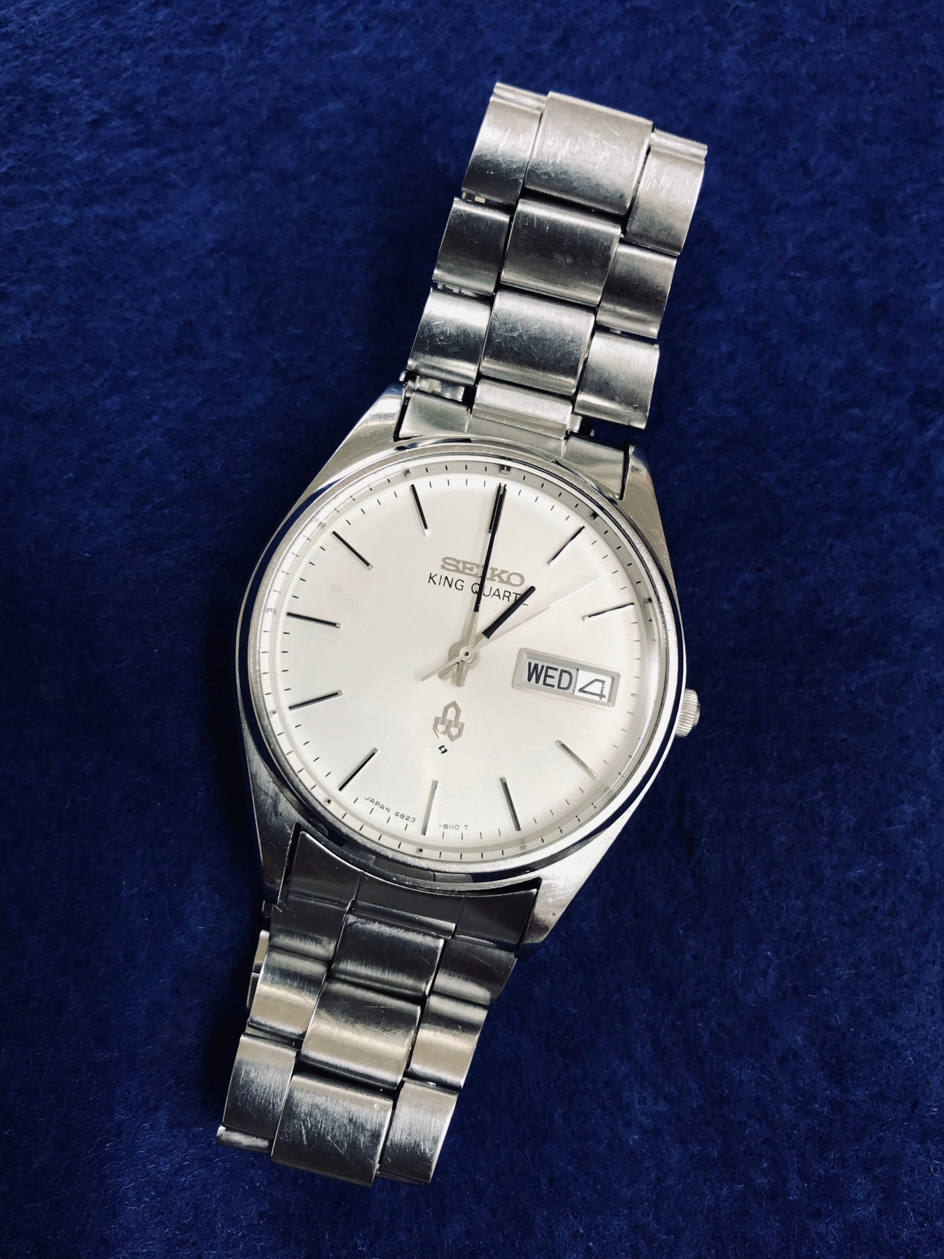 オーバーホール 料金事例 セイコー キングクォーツ キズミの中の世界