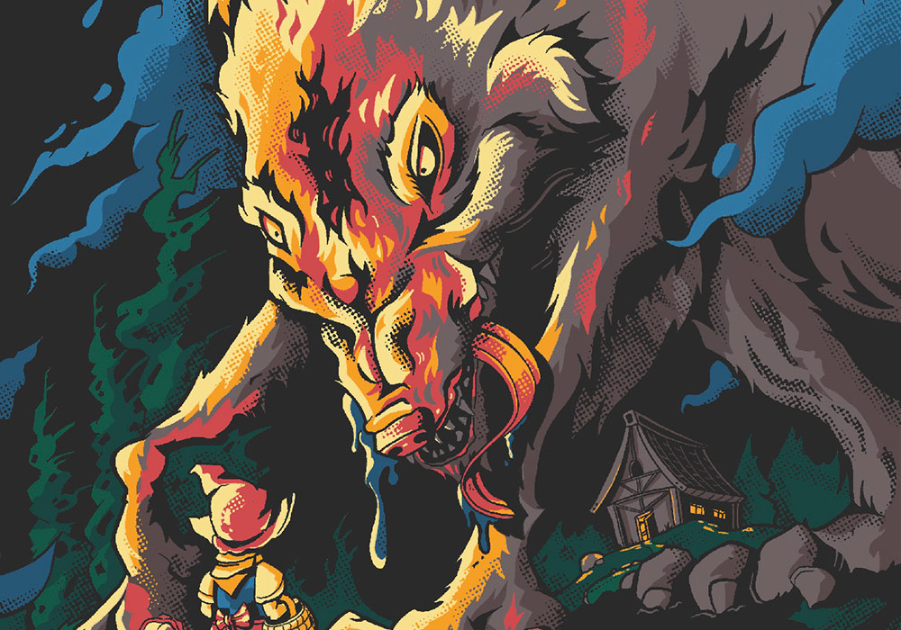 2 stacks = pixel glow. 50 Ferocious Designs And Illustrations Featuring Wolves