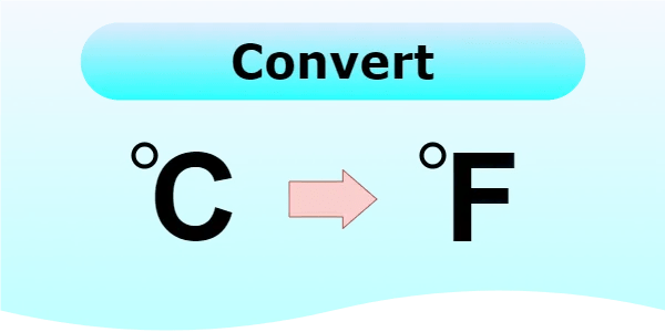 Convert celsius to fahrenheit or vice versa