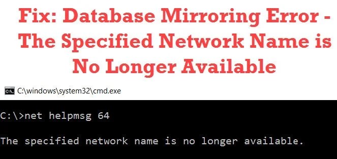 SQL SERVER - FIX: Error 17836: Length Specified in Network Packet