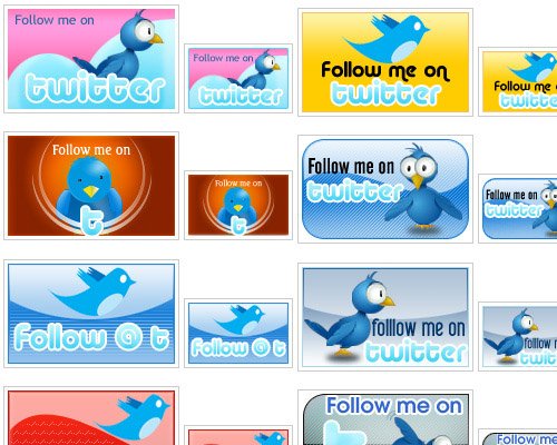 Twitter Button Graphics 100 Desain Icon dan Tombol Twitter Yang Menginspirasi - Sribu