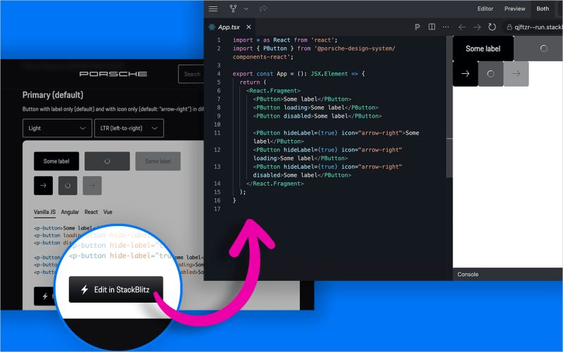 Stackblitz Design Systems Instant Dev Environments Click Code Done - Artistic Mobile Dark Pictures | Free Download