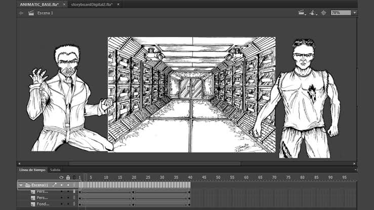 Storyboarding creation of animation