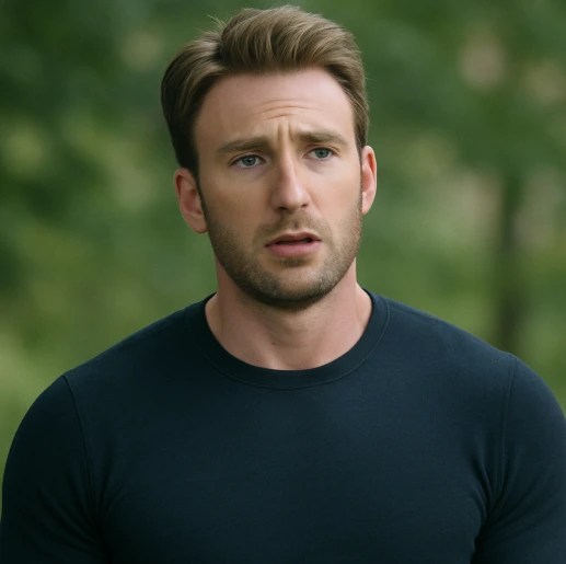 A medium-close-up shot of an actor with a soft background, illustrating a common 'MCU' framing.