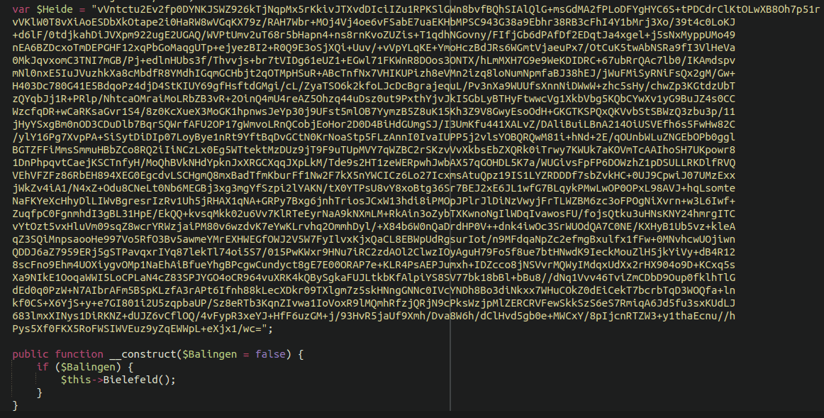 An encoded credit card skimmer found in WordPress environments
